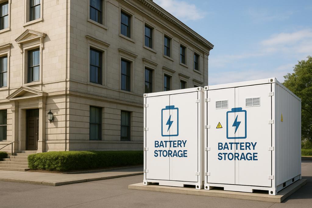 Genehmigung für einen Batteriespeicher